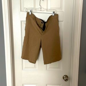 Faded Glory khaki golf shorts, size 32